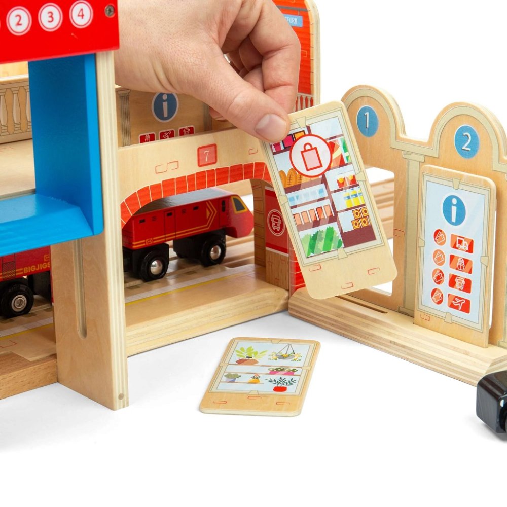 Bigjigs Rail Dworzec Główny - obrazek 5