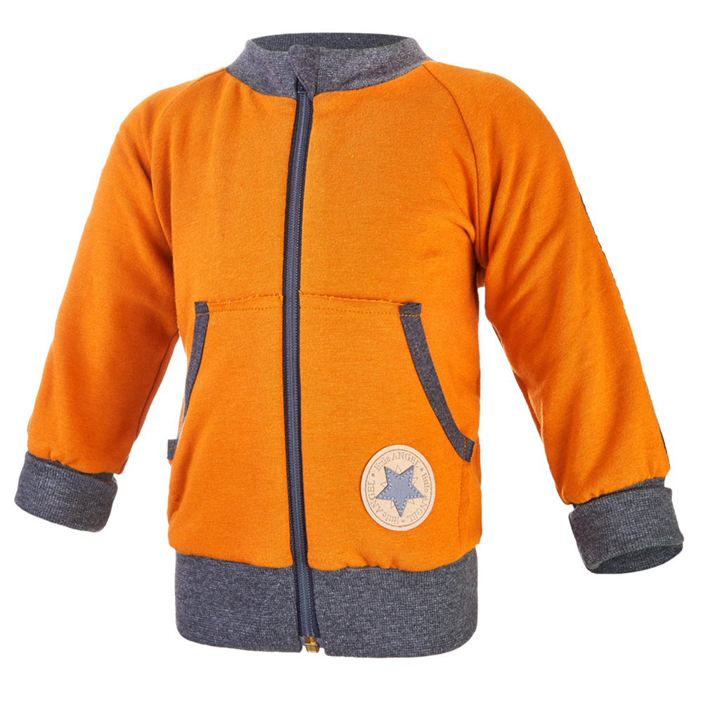 Outlast® cipzáras pulóver - méz 74