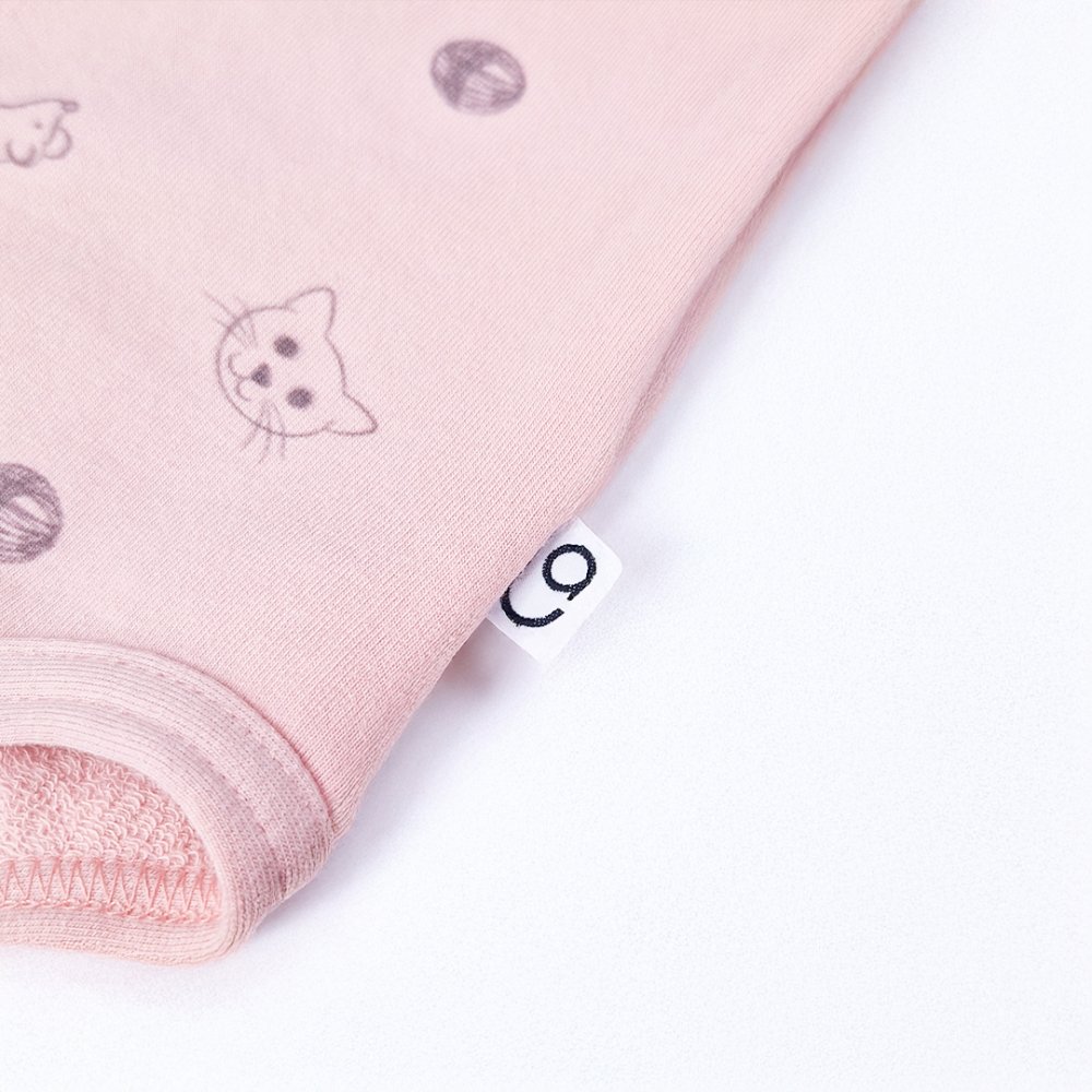 Body póló csúszda NYOMTATÁS Outlast® - világos antik rózsaszín cicák 74 - Image 4