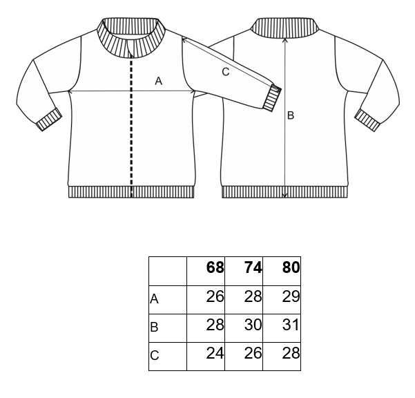 Veste polaire zippée - motif amanites beige 80 – Image 6