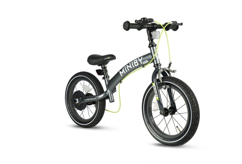 QPLAY Rowerek Miniby 3w1 Grey, wiek 2-8 lat - obrazek 3