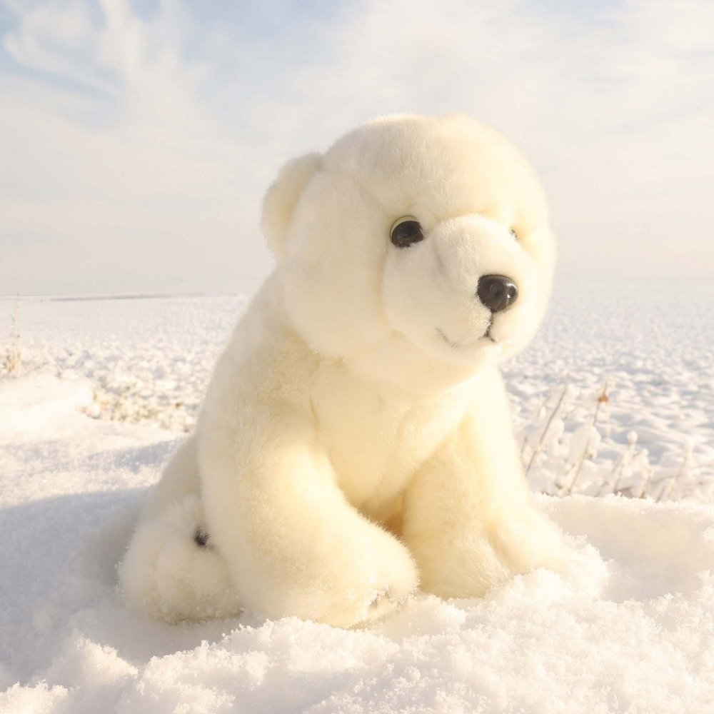 Rappa Plyšový medvěd lední 28 cm ECO-FRIENDLY (obrázek 3)