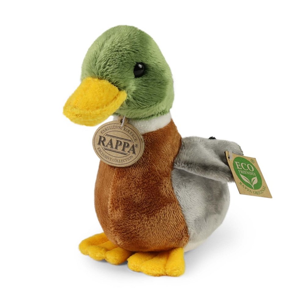 Rappa Plyšová kachna divoká 22 cm ECO-FRIENDLY