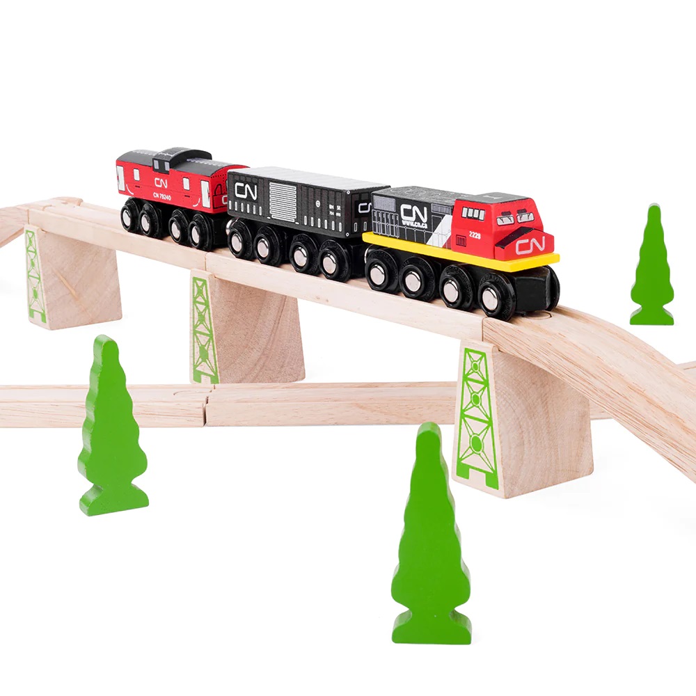 Bigjigs Rail CN nákladní vlak + koleje (obrázek 9)