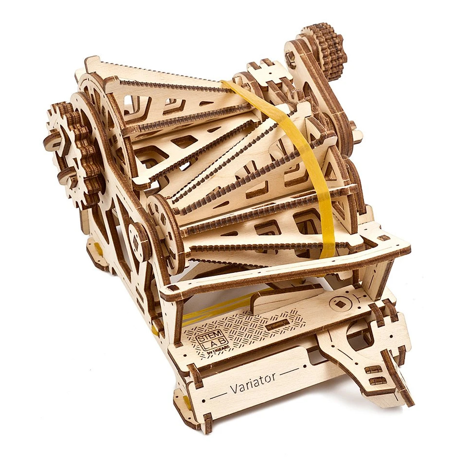 Ugears 3D dřevěné mechanické puzzle STEM výukový variátor (obrázek 4)