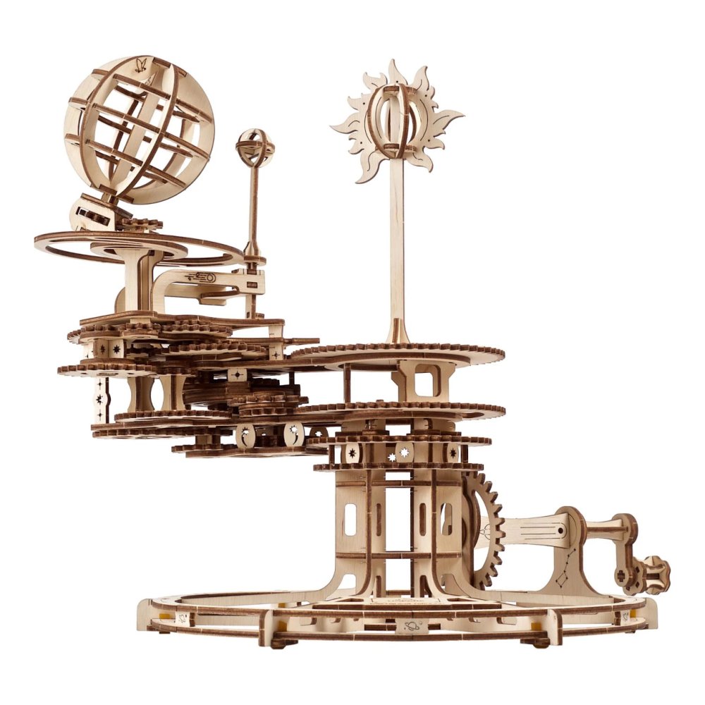 Ugears 3D dřevěné mechanické puzzle Tellurium (obrázek 8)