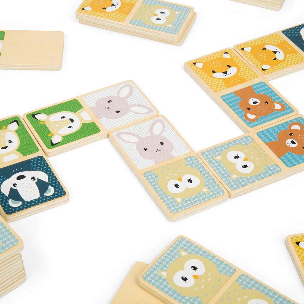 Bigjigs Toys Domino lesní zvířátka (obrázek 4)