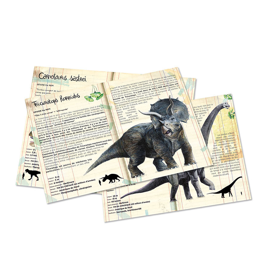 Vilac Sada 3 puzzle dinosaurů (obrázek 6)