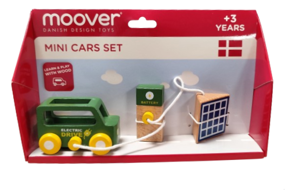 Mini Set Electric Car - Moover Mini Autíčko Sada - Dobíjacia Stanica