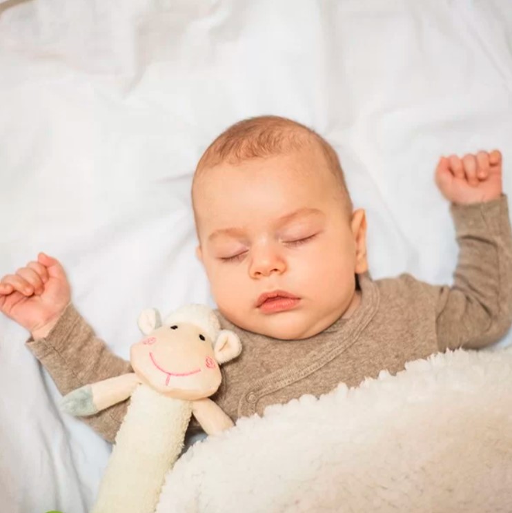 BABYONO Hračka Pískací S Kousátkem Sweet Lambie Růžová