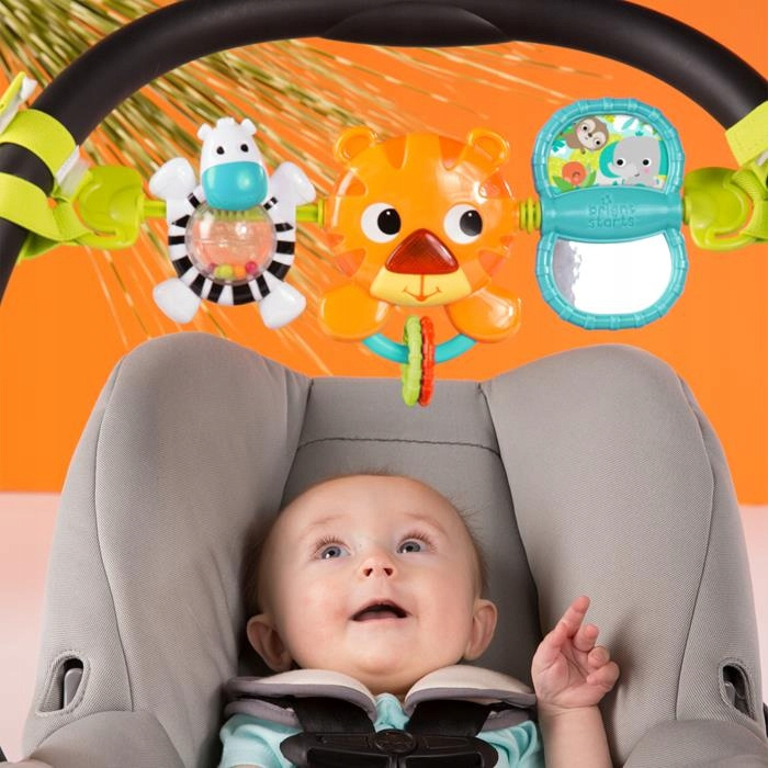 BRIGHT STARTS Tiger Bar Pram Toy, 0 M+