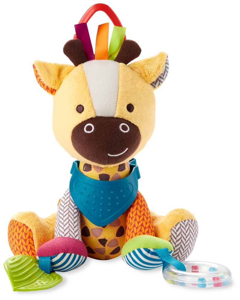 SKIP HOP Toy Active On C Ring Bandana Buddies Giraffe 0m+