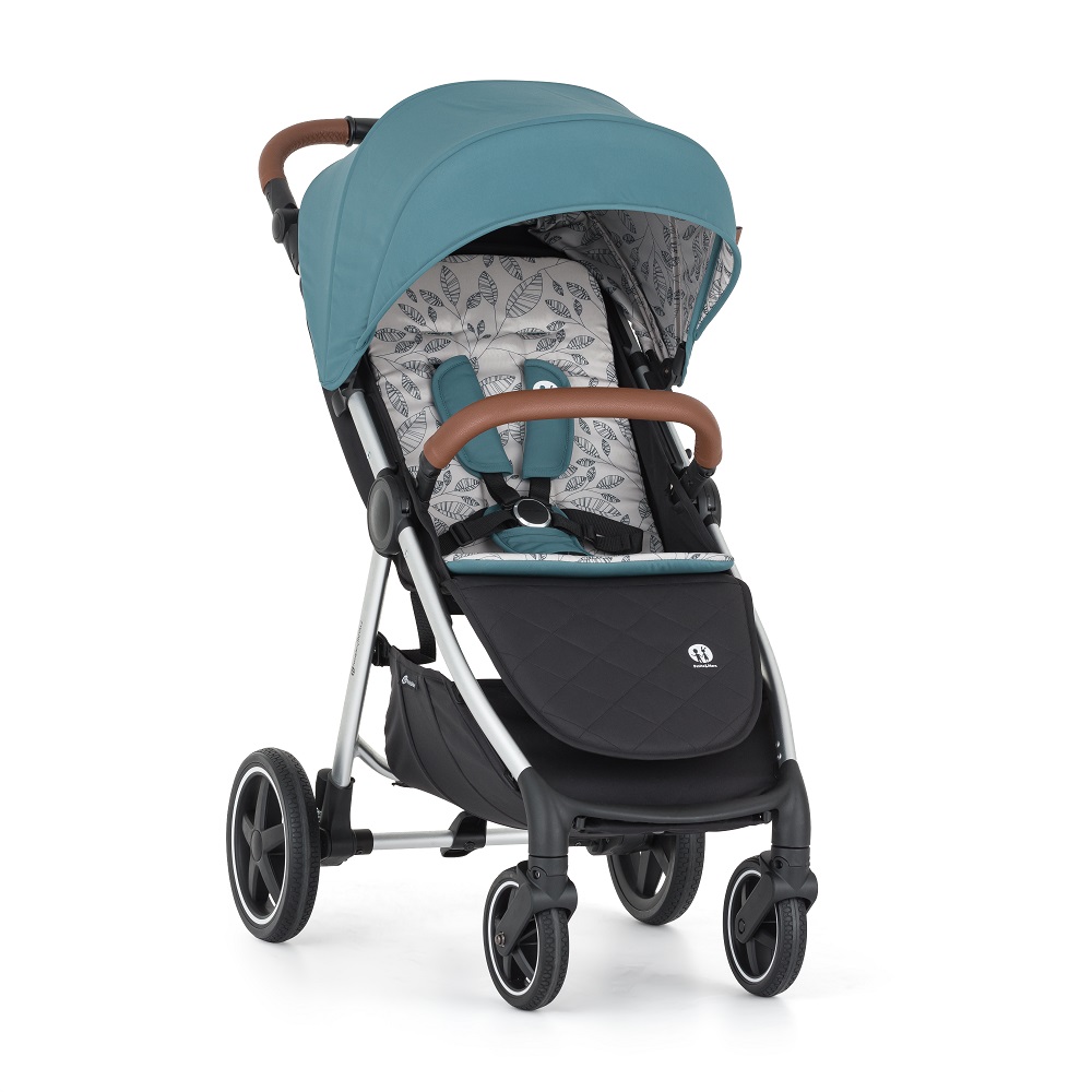 PETITE&MARS Sportwagen Royal2 Zilver Oceaanblauw + PETITE&MARS Tas Jibot GRATIS