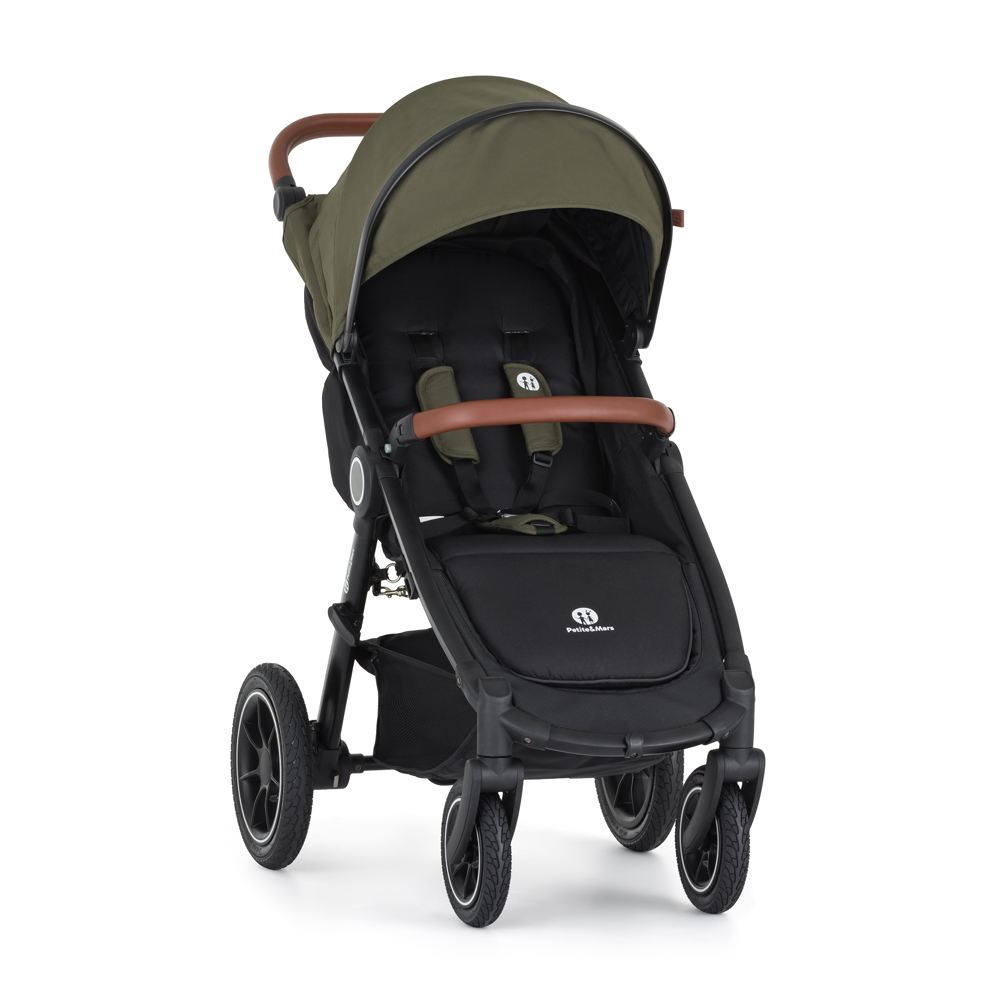 PETITE&MARS Sportvagn Street2 Air Oak Mature Olive + PETITE&MARS Jibotväska GRATIS