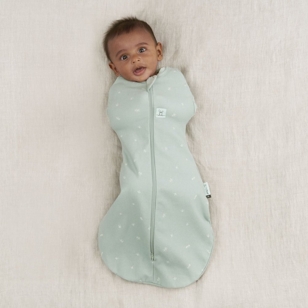 ERGOPOUCH Wickel- Und Schlafsack 2in1 Cocoon Sage 3-6 M, 6-8 Kg, 1 Tog