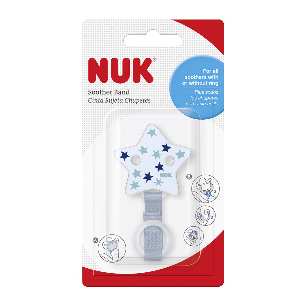 NUK Sucette Ruban Beige