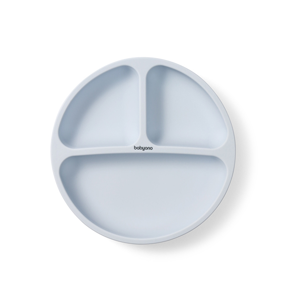 BABYONO Placca In Silicone Con Ventosa - Blu 6m+