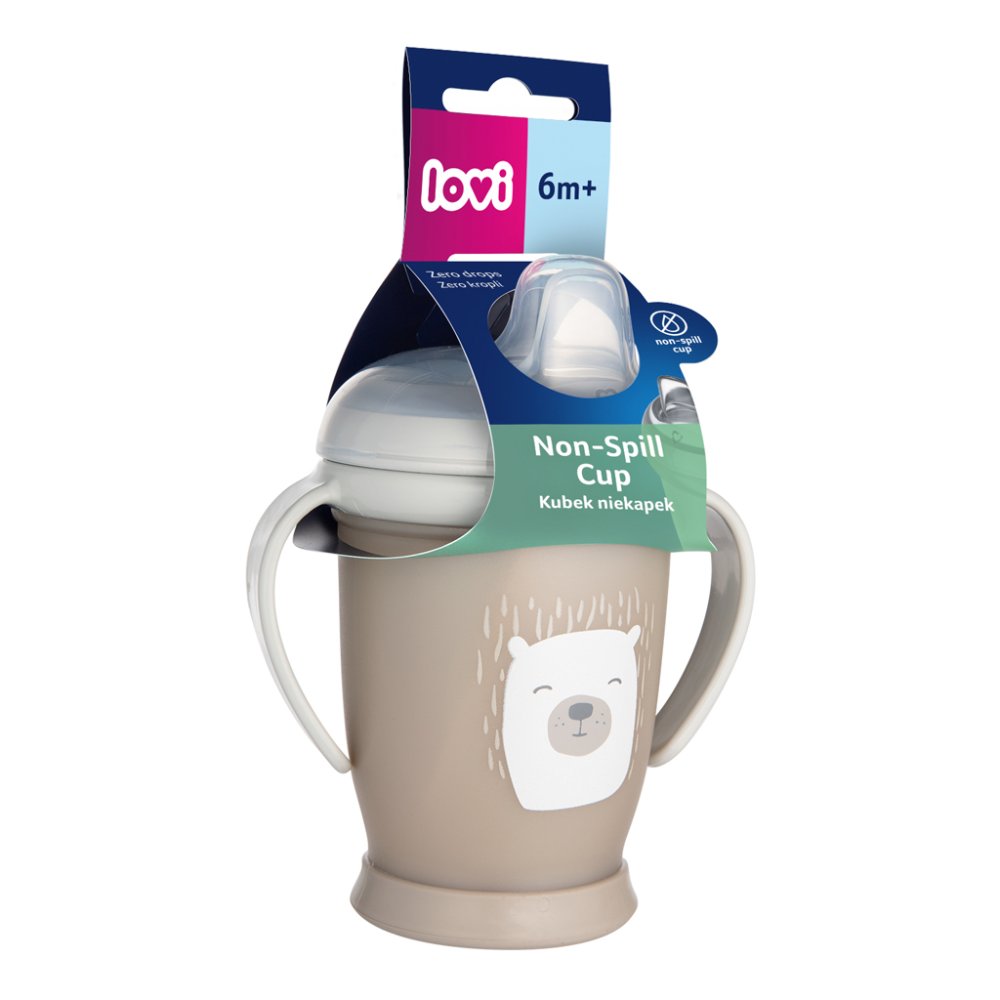 LOVI Non-spill Mug Buddy Bear 250 Ml, 6m+