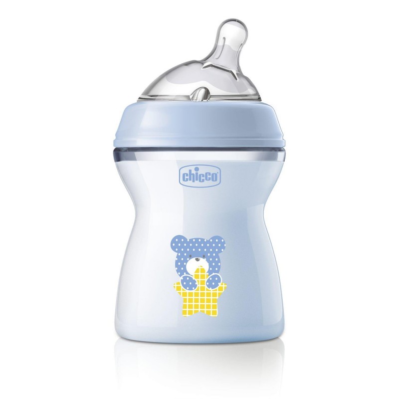 CHICCO Babyflasche Natural Feeling 250 Ml Junge 2m+