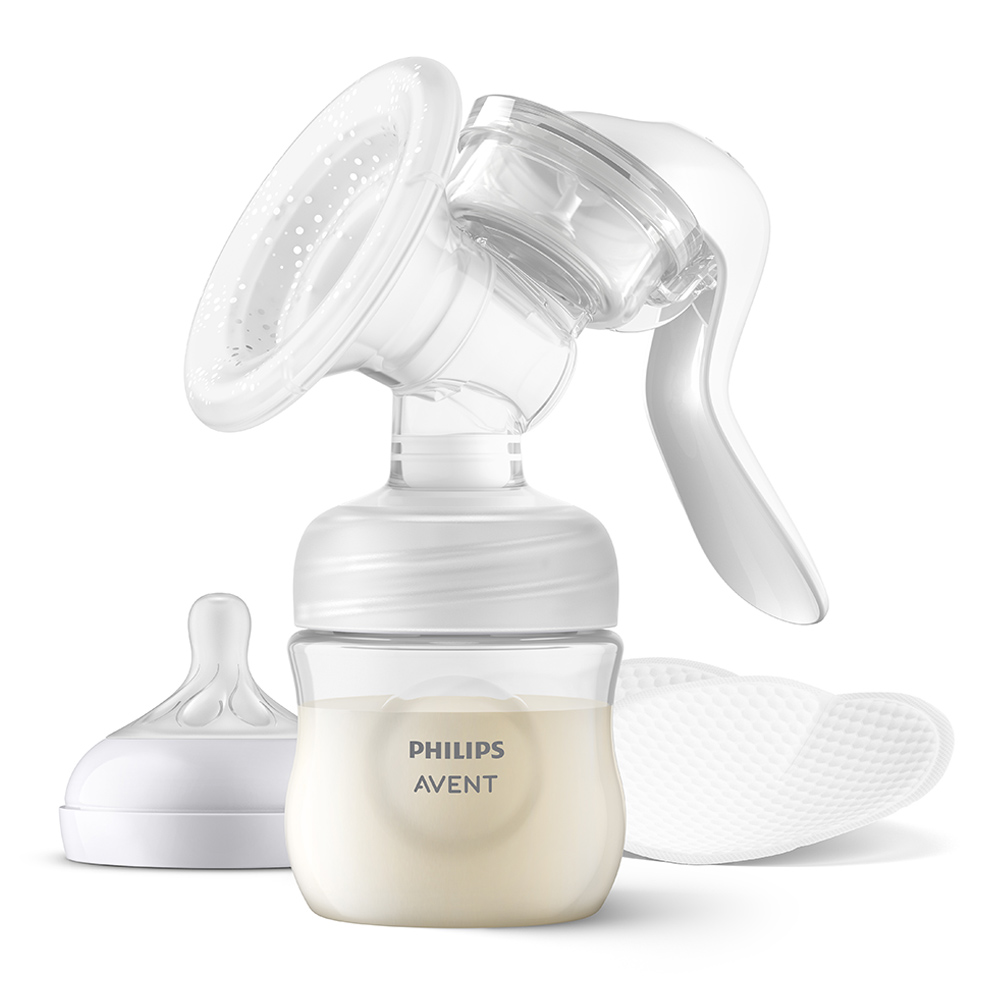 Philips AVENT Breast Pump. Milk Manual + Bags For Breast Milk 180 Ml, 25 Pcs