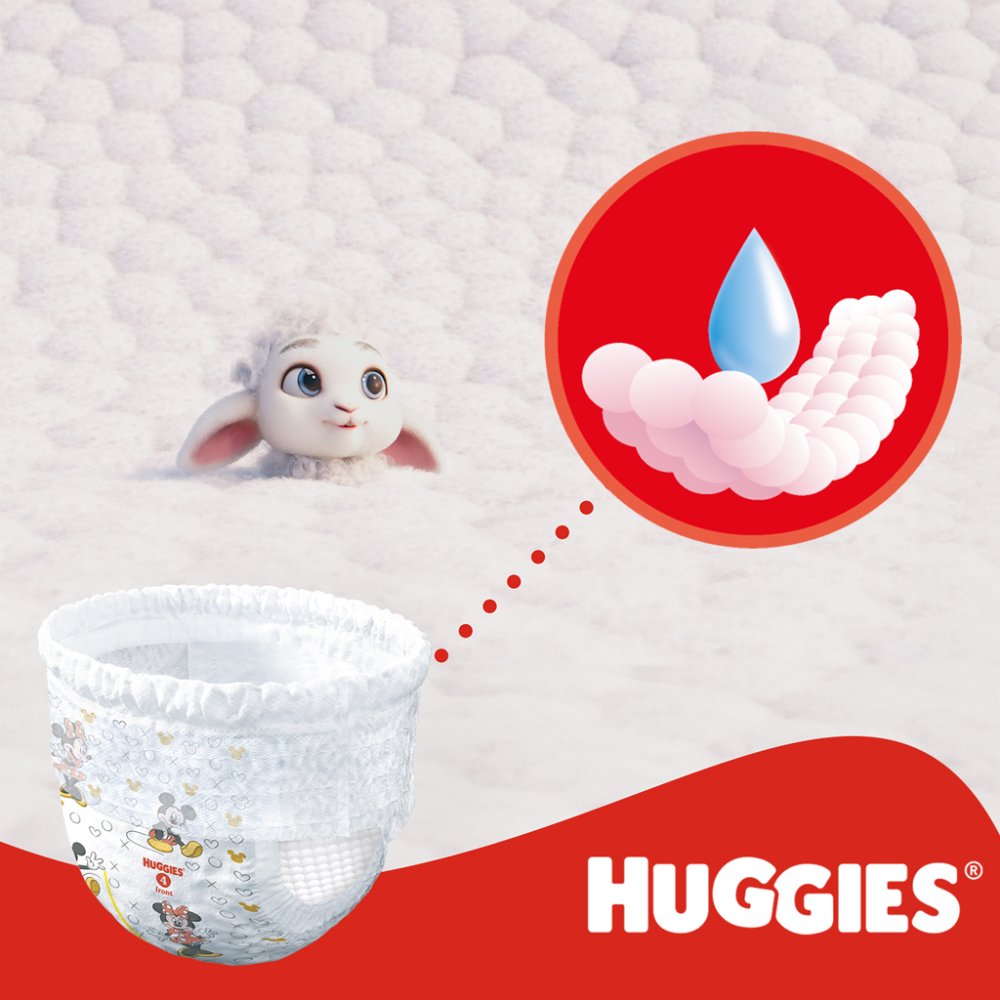 HUGGIES® Pants Kalhotky Plenkové Jednorázové 6 (15-25 Kg) 30 Ks