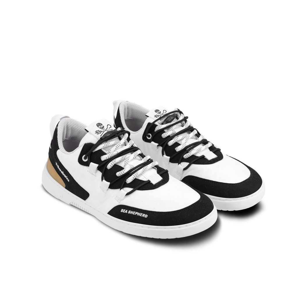 Barfuß-Sneaker Barebarics Revive X Sea Shepherd - Orca 46 White