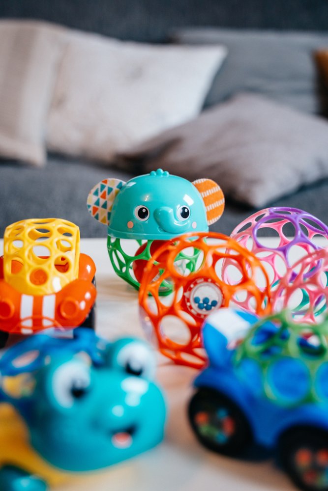 OBALL Hračka Oball™ Classic 10 cm modro/zelená 0m+ (obrázek 8)