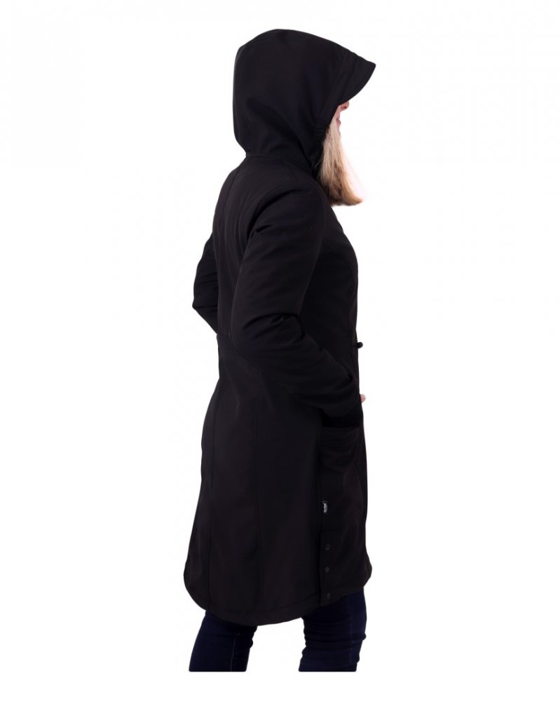 Manteau softshell pour femmes Hana, noir S – Image 4
