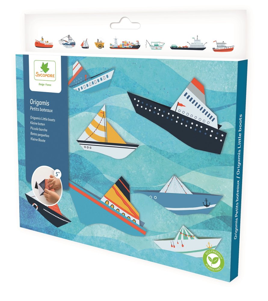 Origami - Kit creativo - Piccole barche