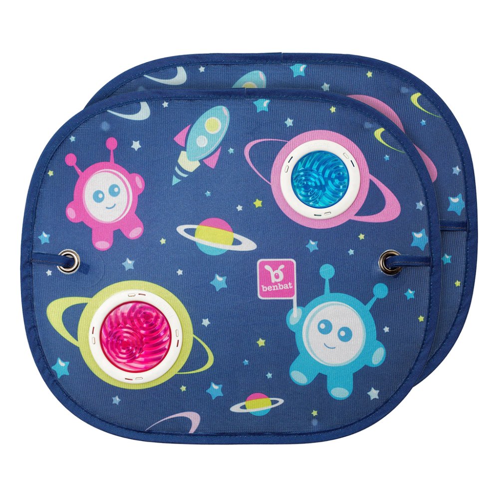 BENBAT Pare-soleil de voiture avec ventouse, espace 2 pièces 0m+