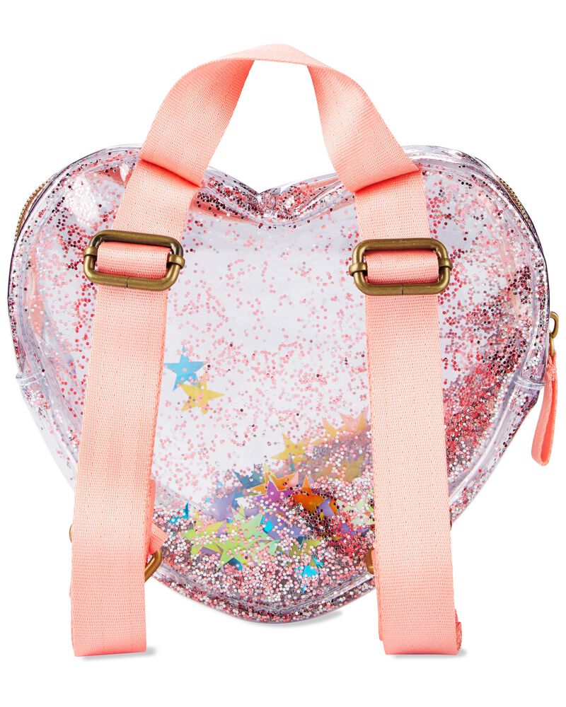 SKIP HOP Sac à dos transparent avec cœur scintillant 6 ans et + – Image 3