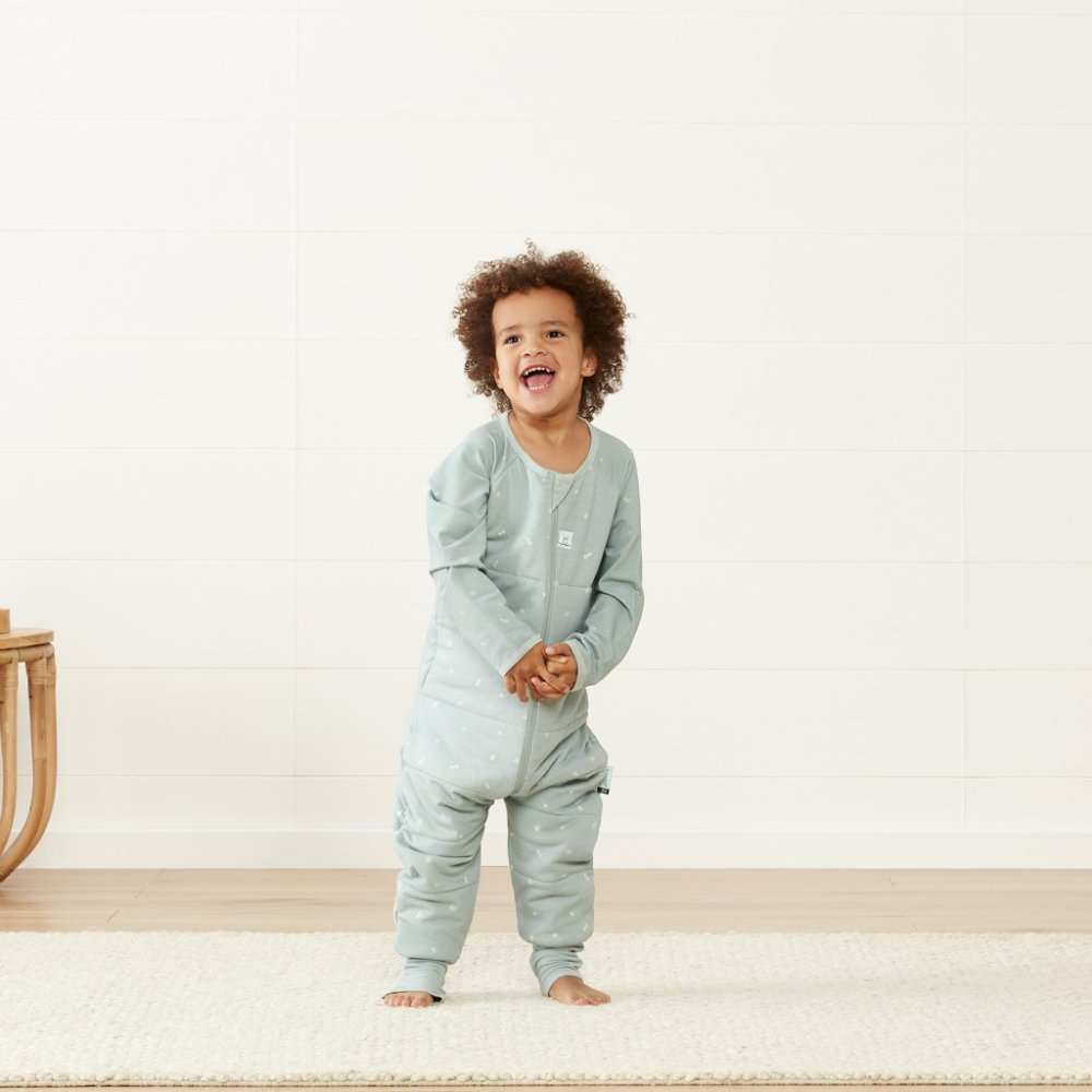 ERGOPOUCH Combinaison de nuit en coton biologique Onesie Sage 12-24 mois, 2,5 tog – Image 5