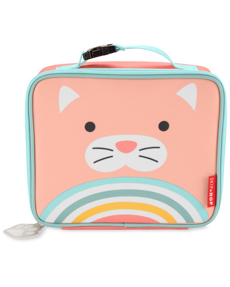 SKIP HOP Zoo Sac isotherme pour collation Chat 3 ans et +