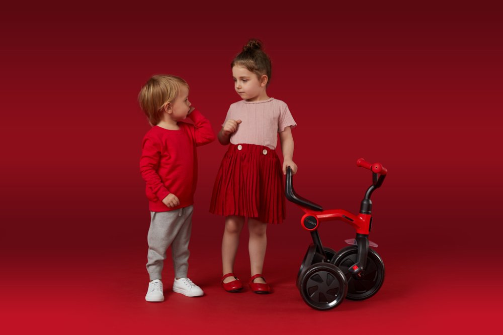 QPLAY Triciclo Ant plus Rose, età 2 - 6 anni - immagine 7
