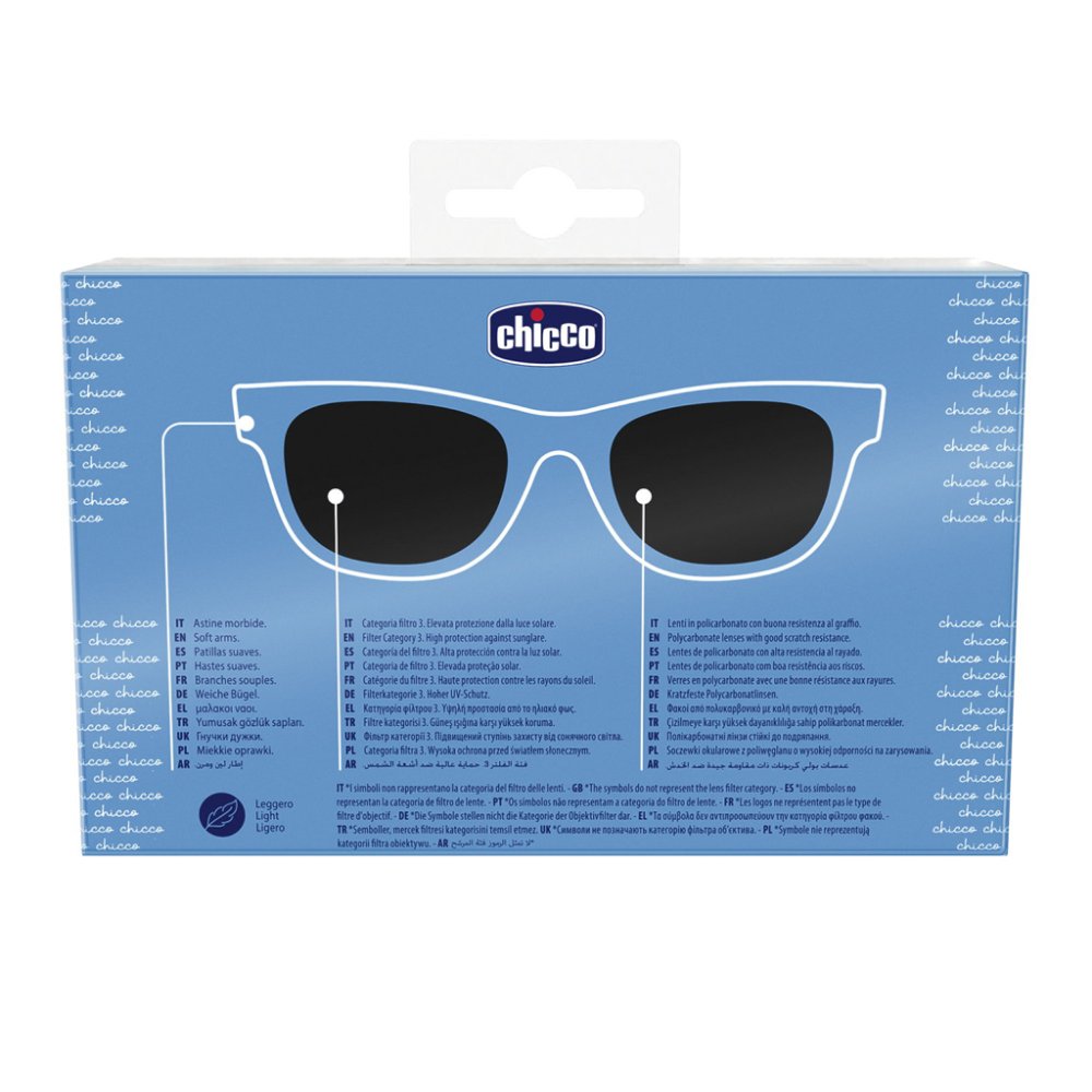 CHICCO Lunettes de soleil bleues coll. 2025 - verres effet miroir, 24m+ – Image 5