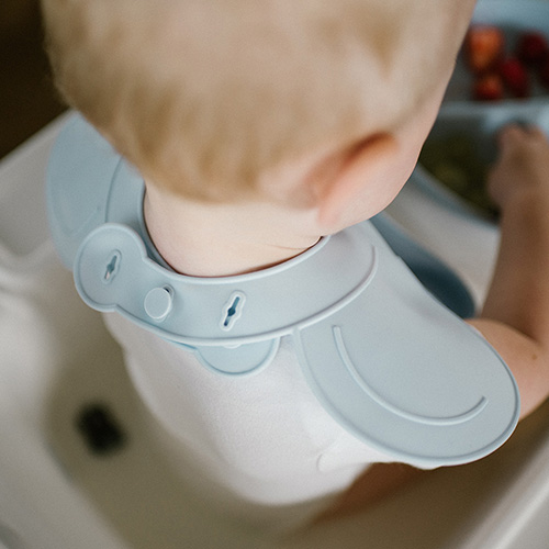 BABYONO Bavaglino in silicone - Blue - immagine 5