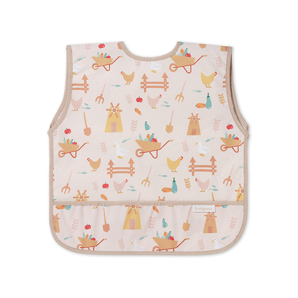 BABYONO Bavaglino Farmer 34 x 33 cm, 6m+