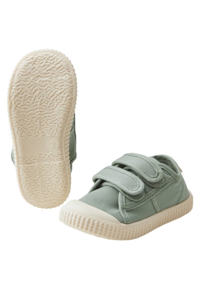 STERNTALER Chaussons antidérapants à velcro vert uni taille 22 18-24 m – Image 3