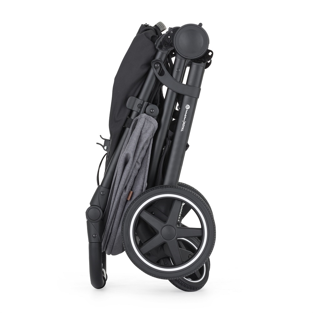 PETITE&MARS Wózek spacerowy Royal3 Black Ultimate Grey - obrazek 7