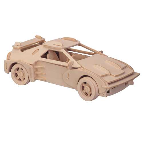 Woodcraft Puzzle 3D en bois Ferrari grand