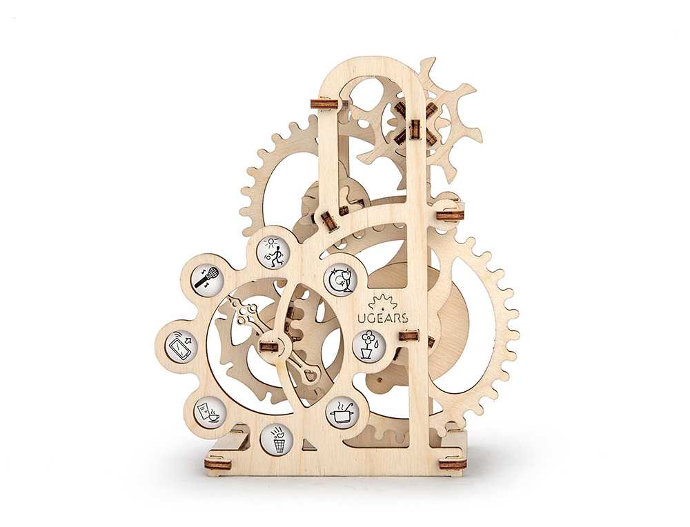 Puzzle 3D en bois mécanique Dynamomètre Ugears