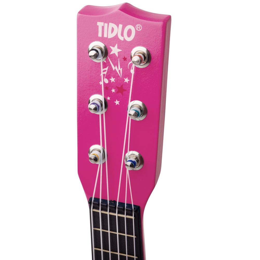 Tidlo Guitarra de madera Star rosa - Imagen 5