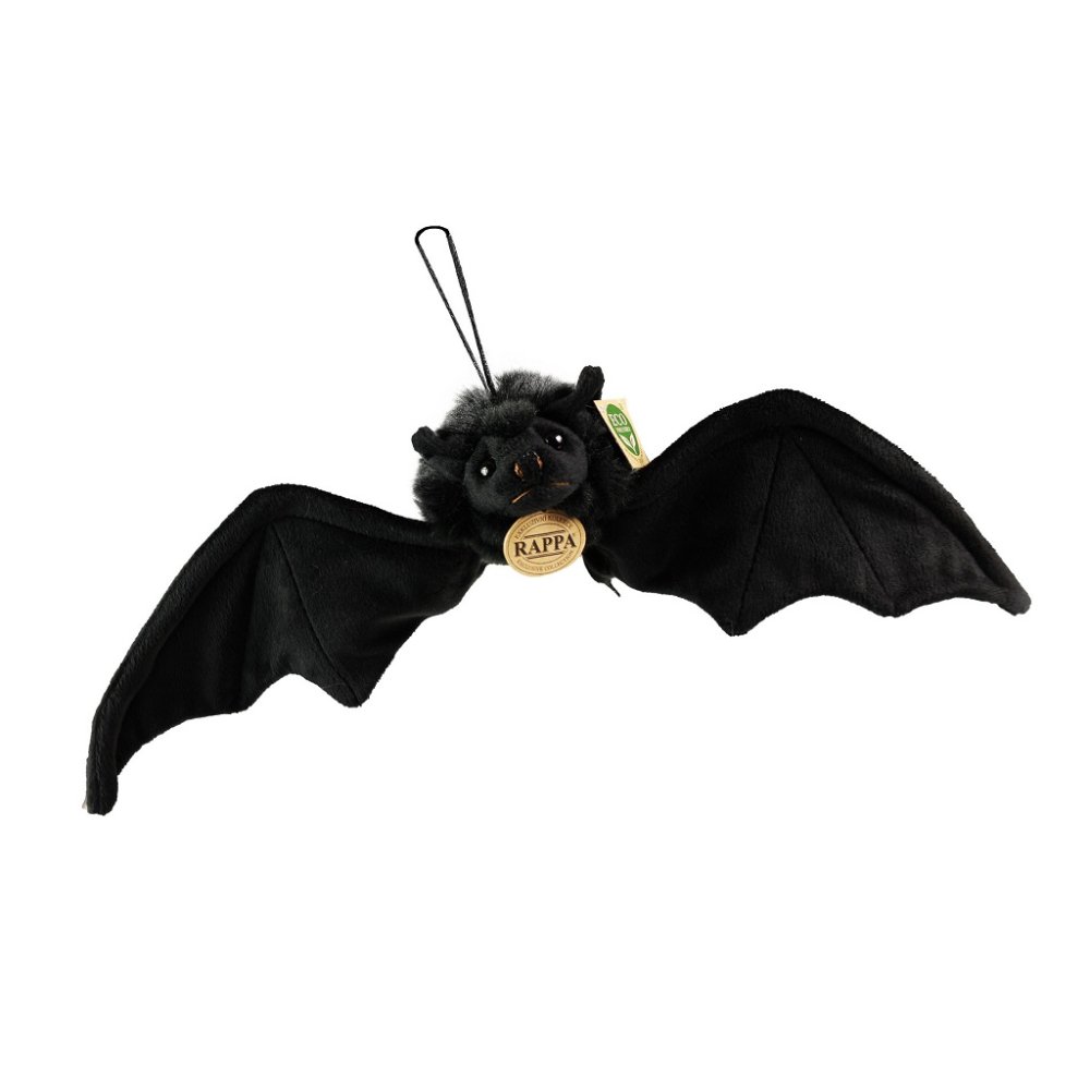 Rappa Peluche chauve-souris noire 16 cm ECO-FRIENDLY – Image 4