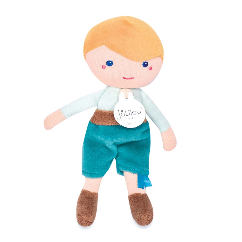 Doudou Jolijou Lalka Jules 16 cm zielona - obrazek 4