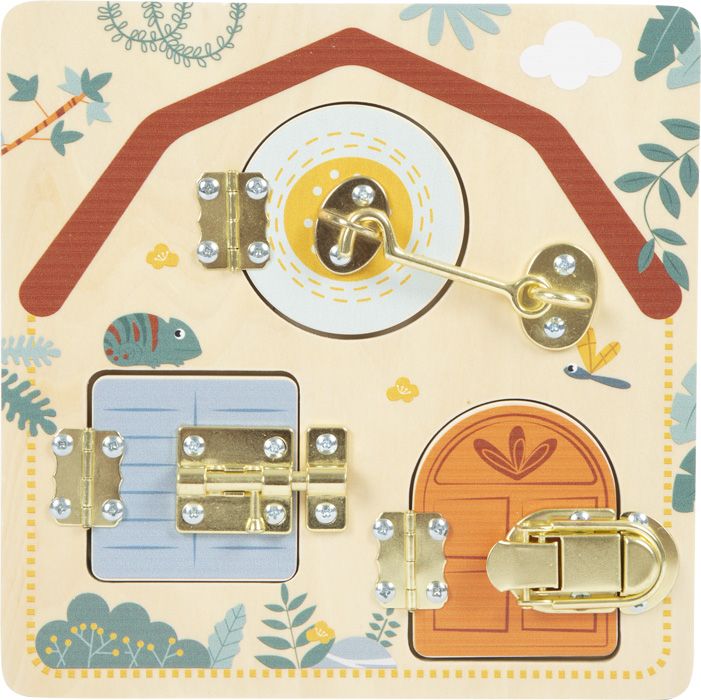 small foot Tablero de Actividades con Cerraduras Safari - Imagen 5