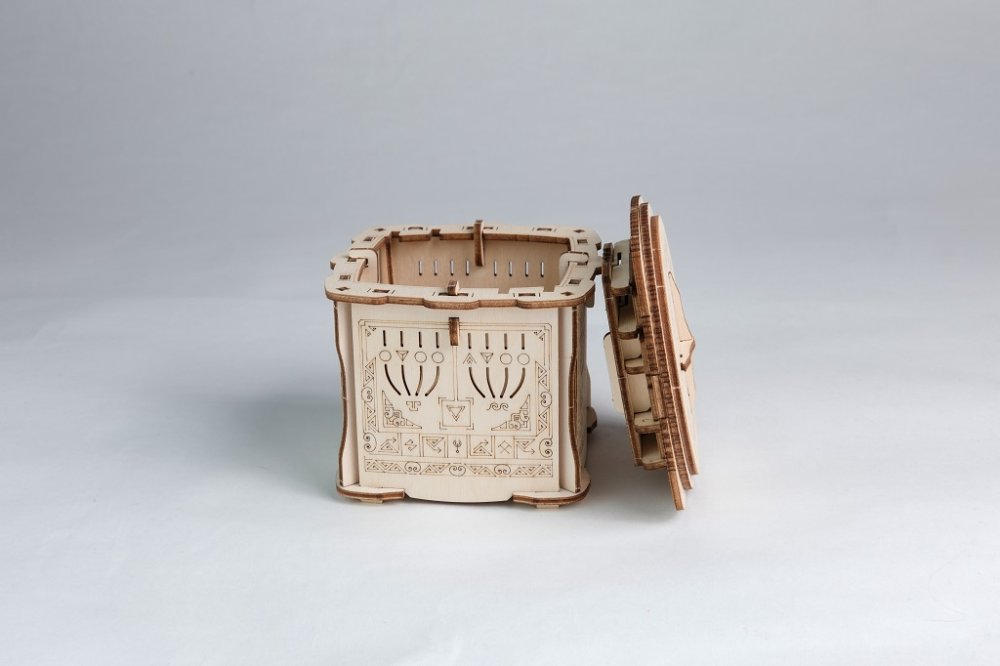 EscapeWelt 3D dřevěná skládačka hlavolamu Secret Lock Box (obrázek 10)