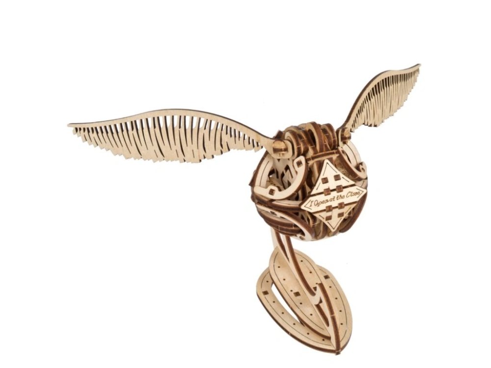 Puzzle mécanique en bois 3D Ugears Vif d'or, Harry Potter