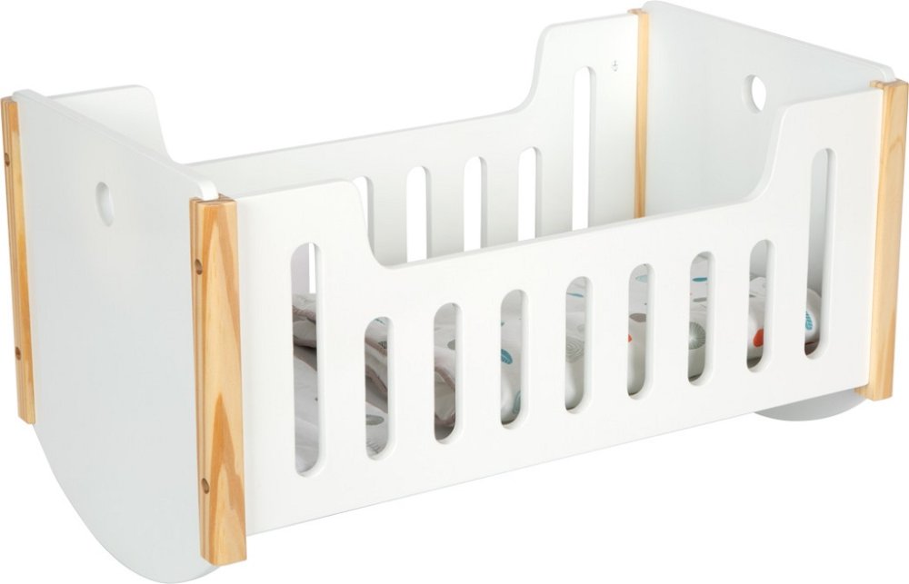 small foot Drewniana kołyska dla lalek Little Button