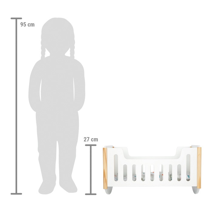 small foot Holzpuppenwiege Little Button – Bild 7