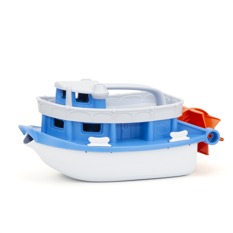 Green Toys Bateau bleu et blanc